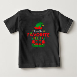 Ich bin das Lieblings Elf Baby T-shirt