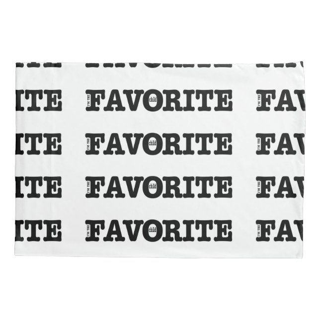 Ich bin das liebste Kind Kissenbezug (Rückseite)