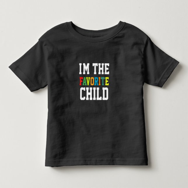 Ich bin das liebste Kind Kleinkind T-shirt (Vorderseite)