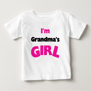 Ich bin das Mädchen der Großmutter Baby T-shirt