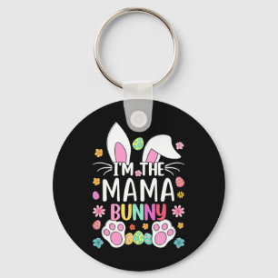 Ich bin das Mama-Bunny süße Osterhasen-Ohren-Mom-B Schlüsselanhänger