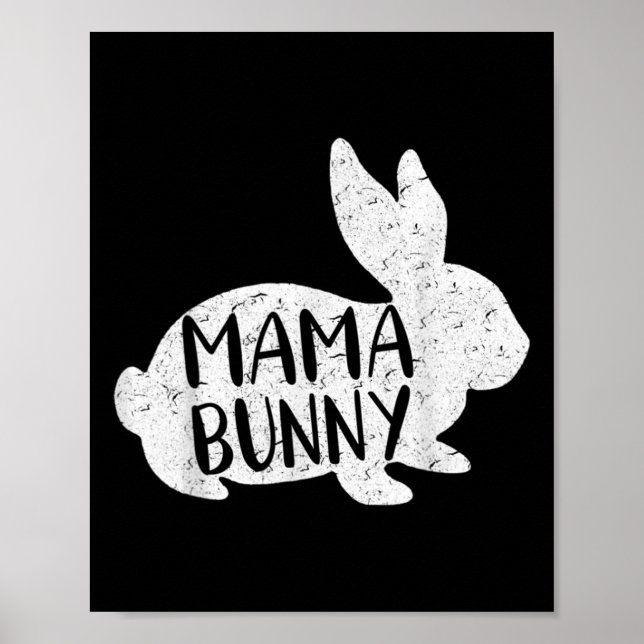 Ich bin das Mimi-Bunny Ostern Lustiges Ostern Mutt Poster (Vorne)