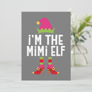 Ich bin das Mimi-Elfen-Passende Weihnachtskostüm Einladung