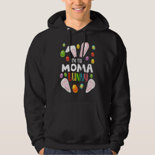 Ich bin das Moma Bunny Funny Matching Family Oster Hoodie