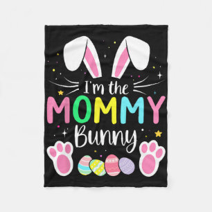 Ich bin das Mummy-Bunny, lustige passende Ostern-F Fleecedecke
