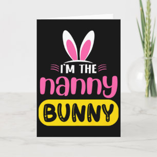 Ich bin das Nanny-Kaninchen Osterhase Ei Lustig Os Karte