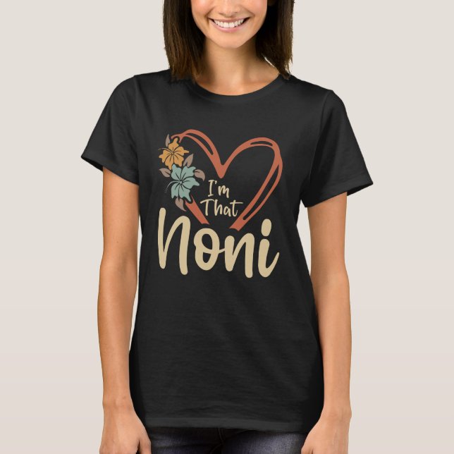 Ich bin das Noni Funny Oma Weihnachten T-Shirt (Vorderseite)