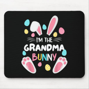 Ich bin das Osterfest-Party der Großmutter-Bunny M Mousepad