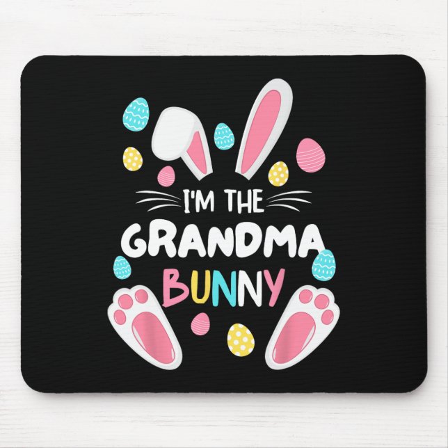Ich bin das Osterfest-Party der Großmutter-Bunny M Mousepad (Vorne)