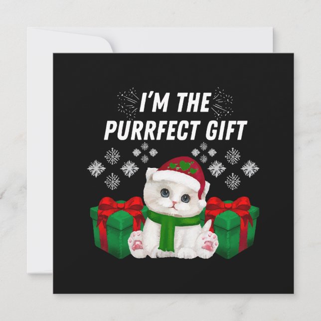 Ich bin das purrfekte Geschenk (Vorderseite)