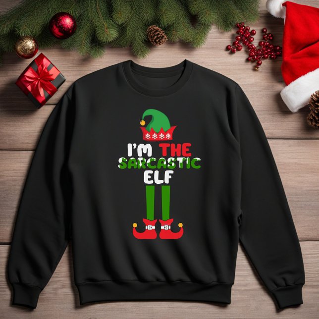 Ich bin das Sarcastic Elf Funny Christmas Sweatshi Sweatshirt (I'm the Sarcastic Elf Funny Christmas Sweatshirt)