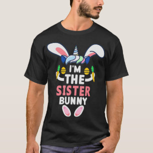 Ich bin das Schwester Bunny Matching Family Osterf T-Shirt