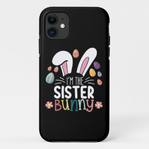 Ich bin das Schwester-Häschen Ostern Familie Match Case-Mate iPhone Hülle