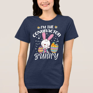 Ich bin das sonnige, lustige Osterhasen-Kaninchen Tri-Blend Shirt