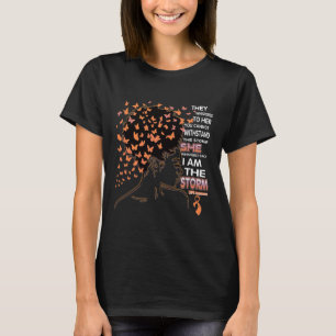 Ich bin das Storm Black Woman Crps Bewusstsein T-Shirt