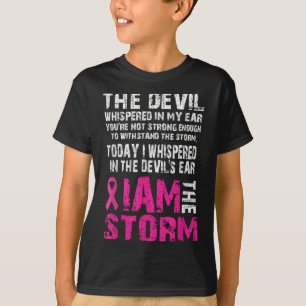 Ich bin das Storm-Brustkrebs-Bewusstsein T-Shirt