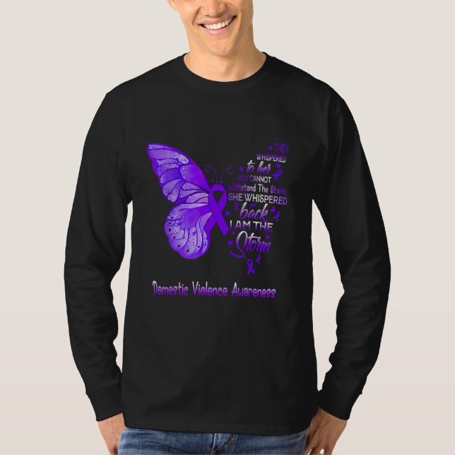 Ich bin das Storm-Butterfly der häuslichen Gewalt T-Shirt (Vorderseite)