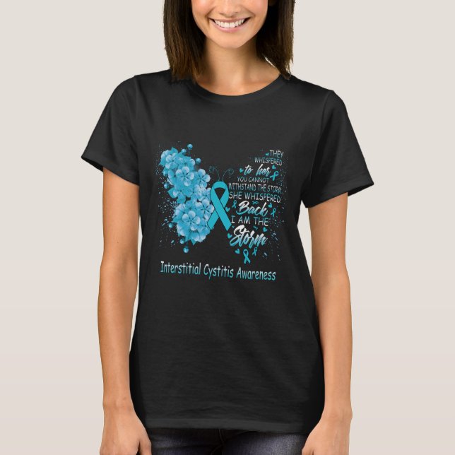 Ich bin das Storm-Interstitielle-Cystitis-Bewussts T-Shirt (Vorderseite)