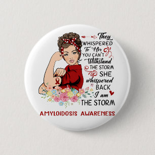 Ich bin das Sturm-AMYLOIDOSIS-Bewusstsein Button