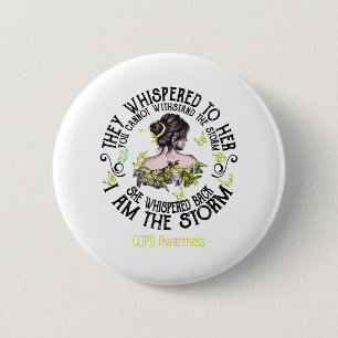 Ich bin das Sturm-COPD-Bewusstsein Button