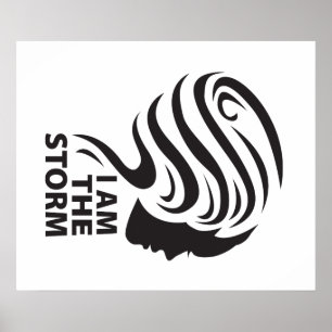 Ich bin das Sturm-Plakat Poster