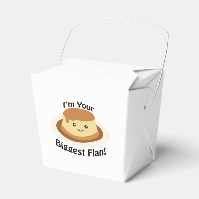 Ich bin dein größter Flan! Geschenkschachtel (Vorderseite)