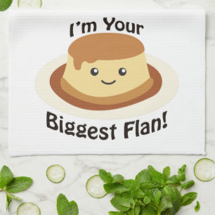 Ich bin dein größter Flan! Handtuch