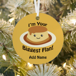 Ich bin dein Größter Flan Ornament Aus Metall