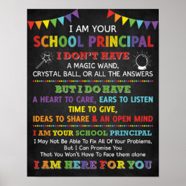 Ich bin dein Hauptposter an der Schule Poster