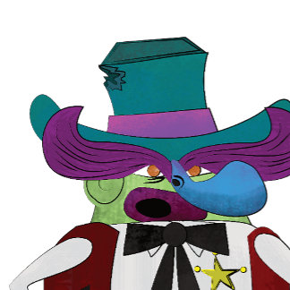 Ich bin dein Huckleberry Aufkleber