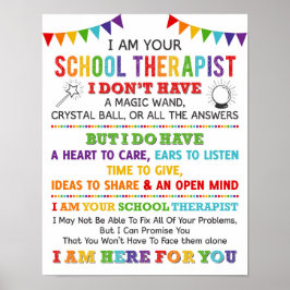 Ich bin dein Schultherapeut-Poster Poster