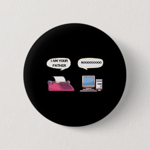 Ich bin dein Vater Computer Lustiger Gamer Geek Ne Button