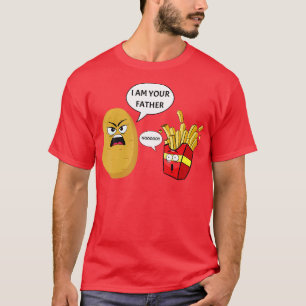Ich bin dein Vater Pommes Frites Kartoffel T-Shirt