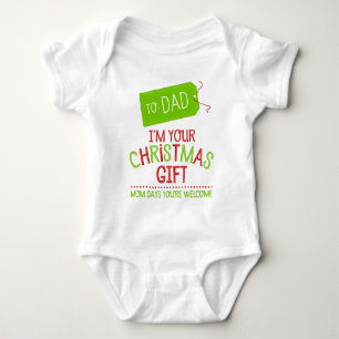 Ich bin dein Weihnachtsgeschenk, Mama sagt, du bis Baby Strampler