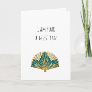 Ich bin deine größte Fan-Aufmunterungskarte Karte
