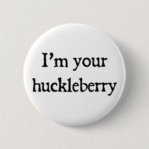 Ich bin deine Heidelbeere Button