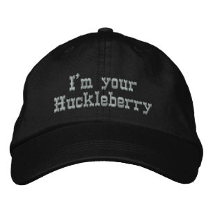 Ich bin deine Huckleberry Bestickte Kappe