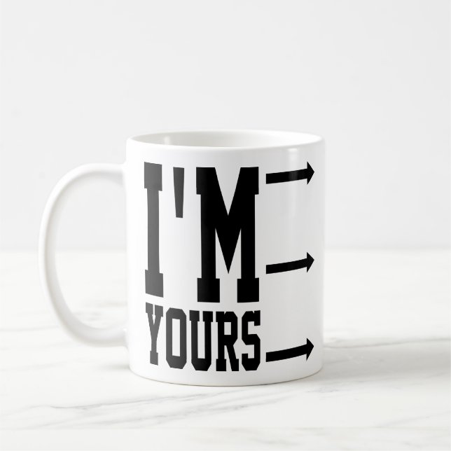 Ich bin deine Romantische Jason Mraz Lyric Liebe M Kaffeetasse (Links)