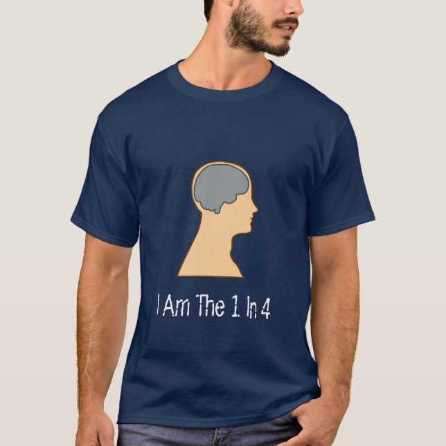 Ich bin der 1 in 4 T-Shirt (Vorderseite)