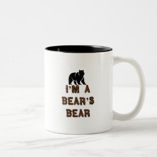 Ich bin der Bär eines Bären Zweifarbige Tasse