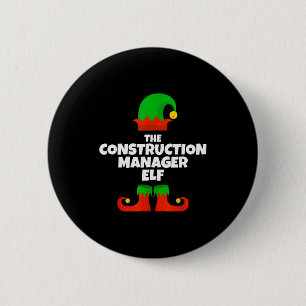 Ich bin der Bauleiter-Elfen-Familien-Pyjama Chr Button