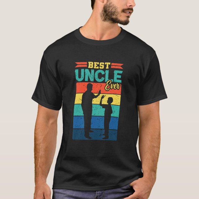 Ich bin der beste Onkel-Titel-Onkel aller Zeiten T-Shirt (Vorderseite)