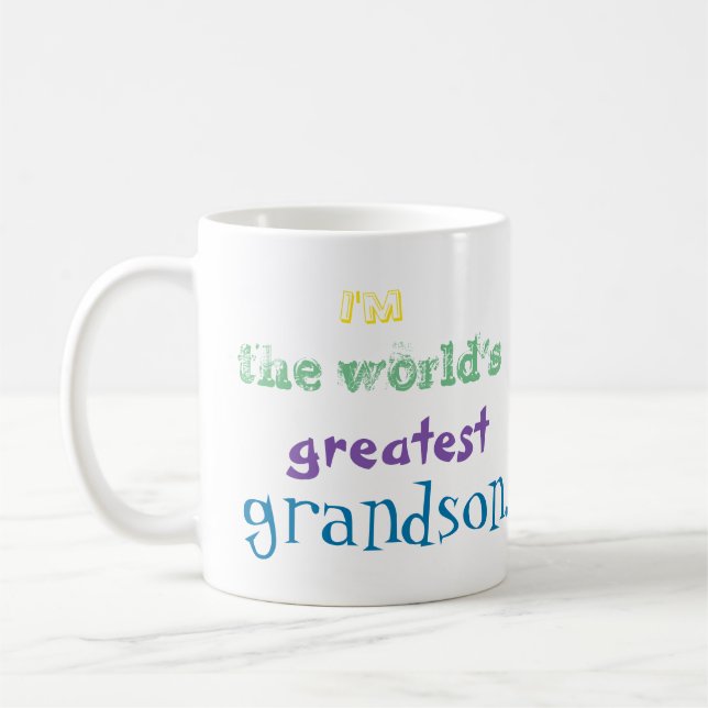 Ich bin der bestste Enkel der Welt. Tasse (Links)