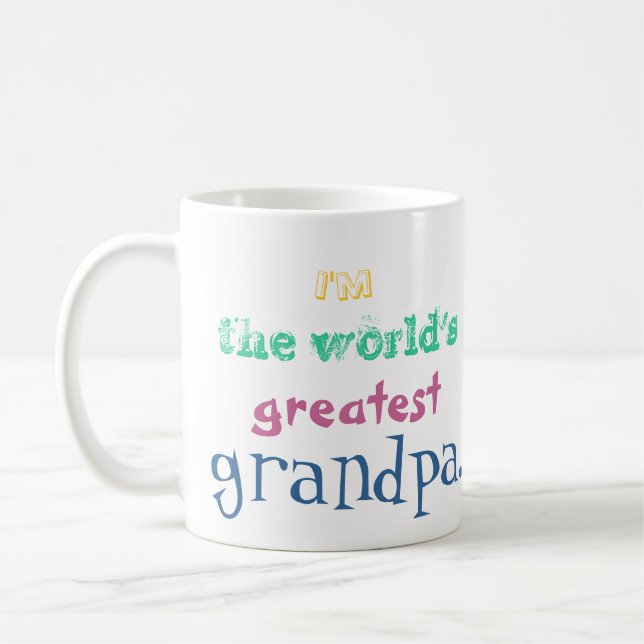 Ich bin der bestste Großvater der Welt. Tasse (Links)