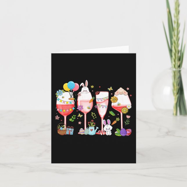 Ich bin der Betrunkene Ostern Drinks Spaß Ostern D Karte (Vorderseite)