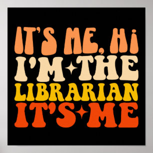 Ich bin der Bibliothekar. Es ist die Ich-Sternenbi Poster