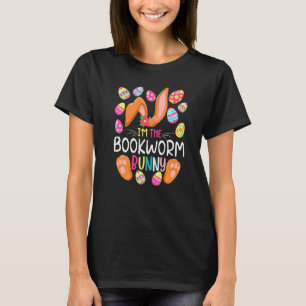 Ich bin der Bookworm Bunny Niedlich Eggs Rabit Ost T-Shirt