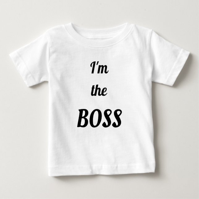 Ich bin der Boss Baby T-shirt (Vorderseite)