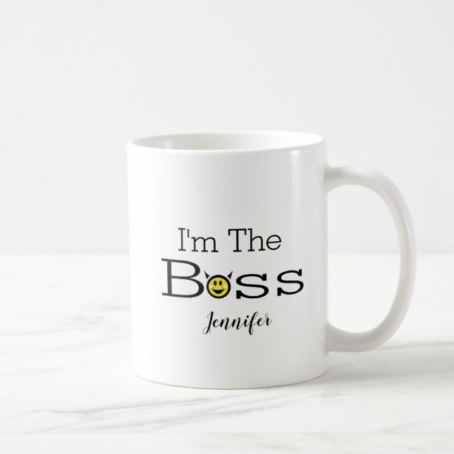 Ich bin der Boss Cup Tasse (Rechts)