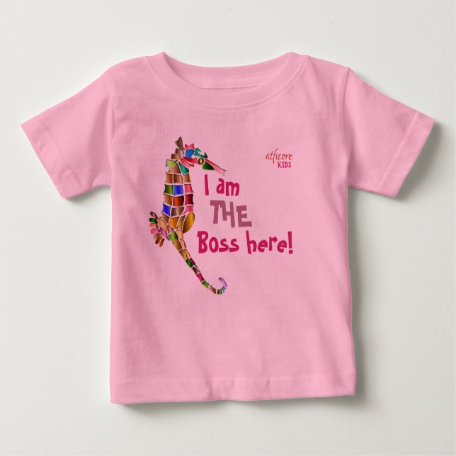 Ich bin der Boss - Kids T - Shirt (Vorderseite)